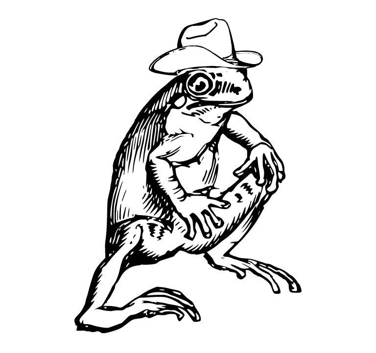 Frog in a Cowboy Hat Shirt